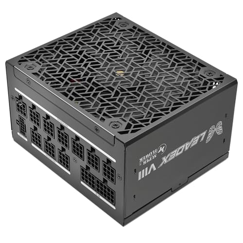 SUPER FLOWER ATX3.1����PC�d�� LEADEX VIII PLATINUM PRO 850W BK �u���b�N���f�� �t�����W�����[ �X�[�p�[�R�l�N�^ ���s125mm Cybenetics Platinum�F�� PCIE 5.1 12V-2
