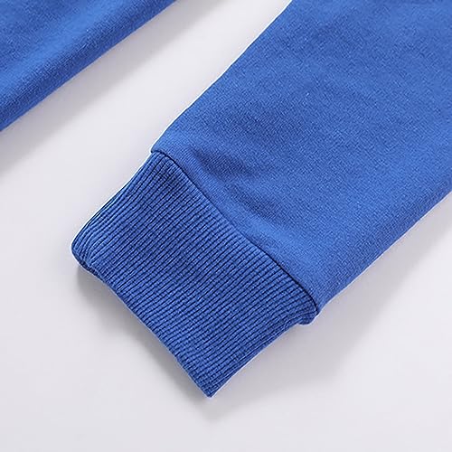 Unisex Boy's Girls Pullover Sweatshirt Winter Warm Sherpa Lined Crewneck Fleece Casual Winter Clothes Sweatshirts3