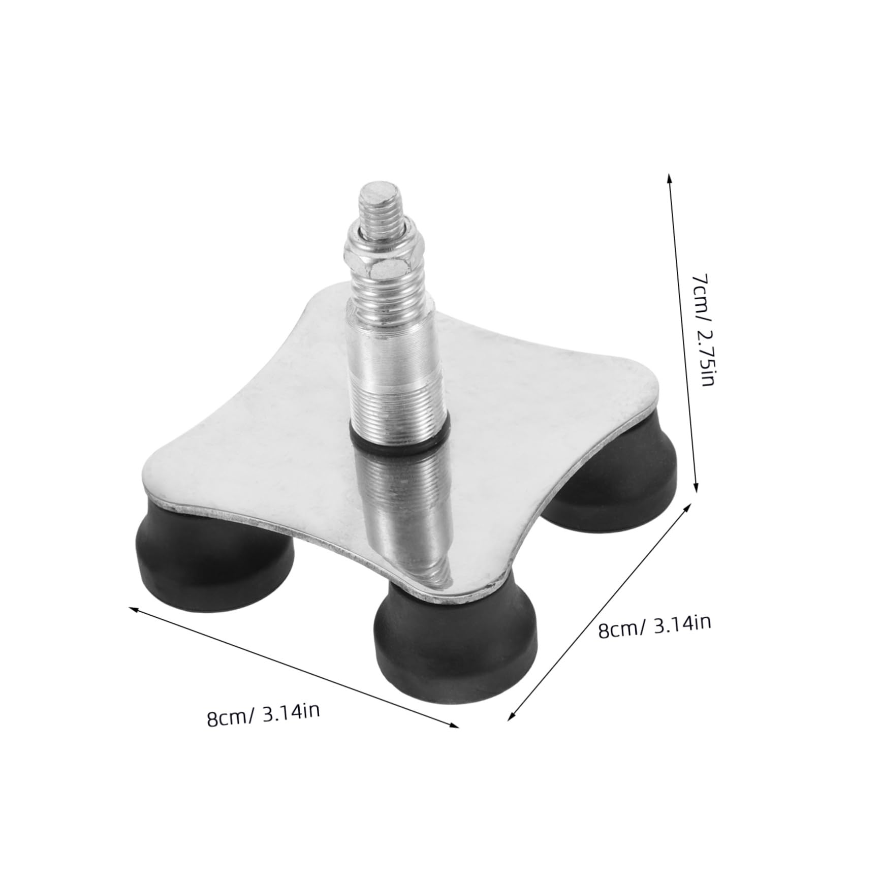 TOVINANNA Elderly Walking Aid Anti-Slip Crutch Foot Pads Universal Walking Stick Tips Enhance Stability and Safety