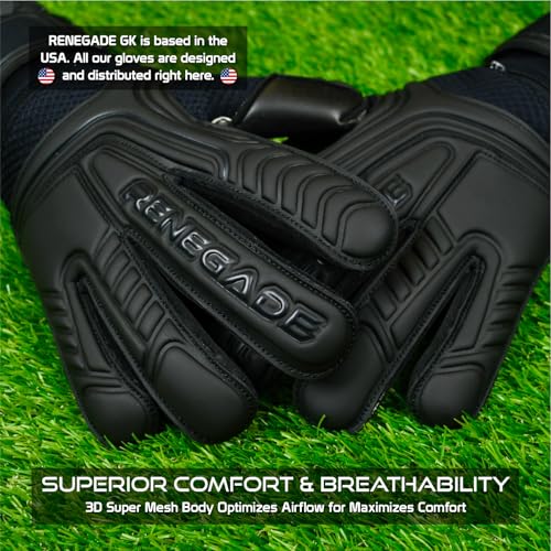 Renegade GK Vulcan Onyx Goalie Gloves