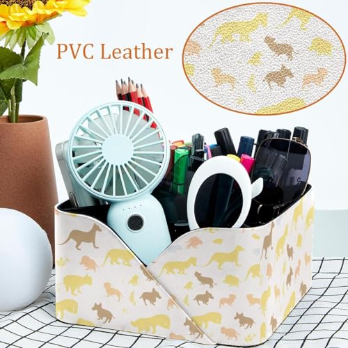 Rangement papeterie et cosmétiques rectangulaire pour optimiser l'espace des petits bureaux - 6