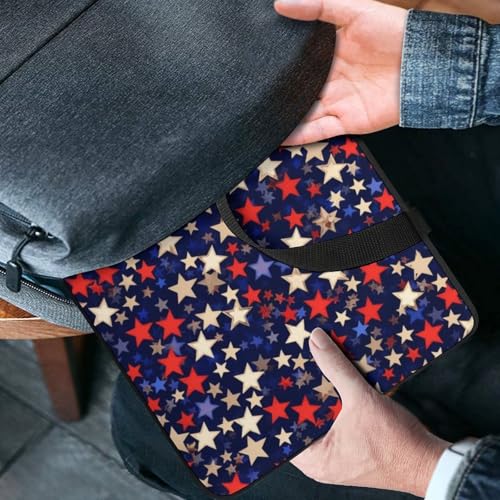 Bolso messenger para laptop unisex con diseño Stars American miniatura 2
