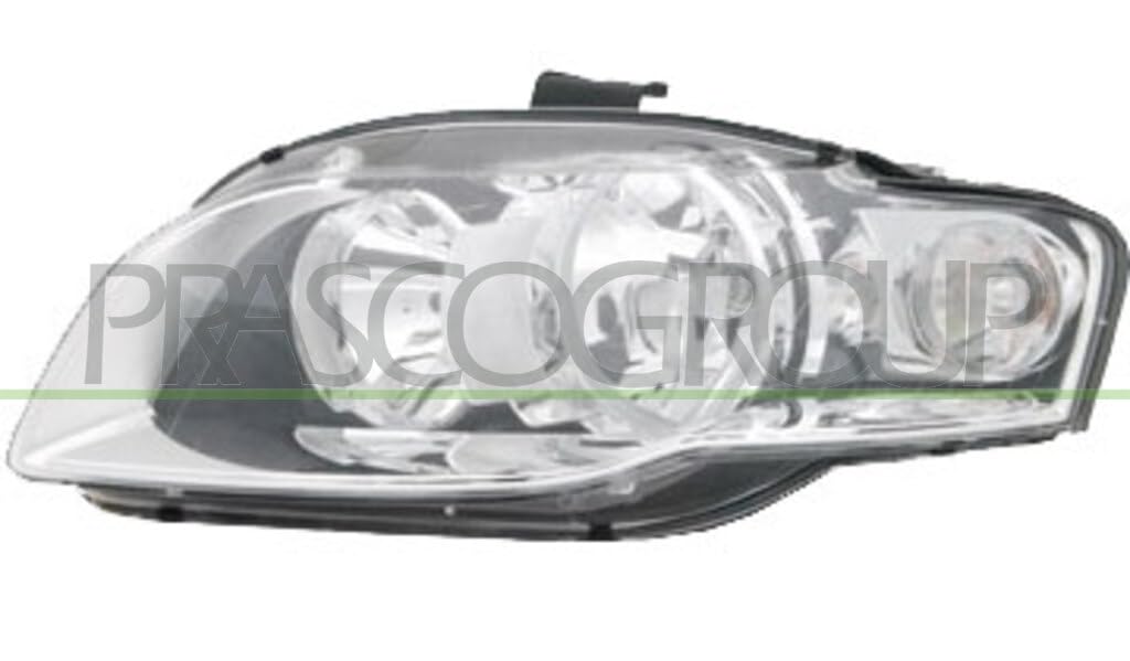 Prasco Schwarz - Ad0224905 - Audi - A4 - Mod. 10/04-11/07 - Scheinwerfer Rechts-H7+H7-Mit Lwr-Mit Motor-Silber-Weisser Blinker