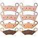 ECCPP Brake Pads Fits for 2014 for Polaris RZR 800, 2014 for Polaris RZR S 800, FA159 FA456 Front and Rear Brake Pads