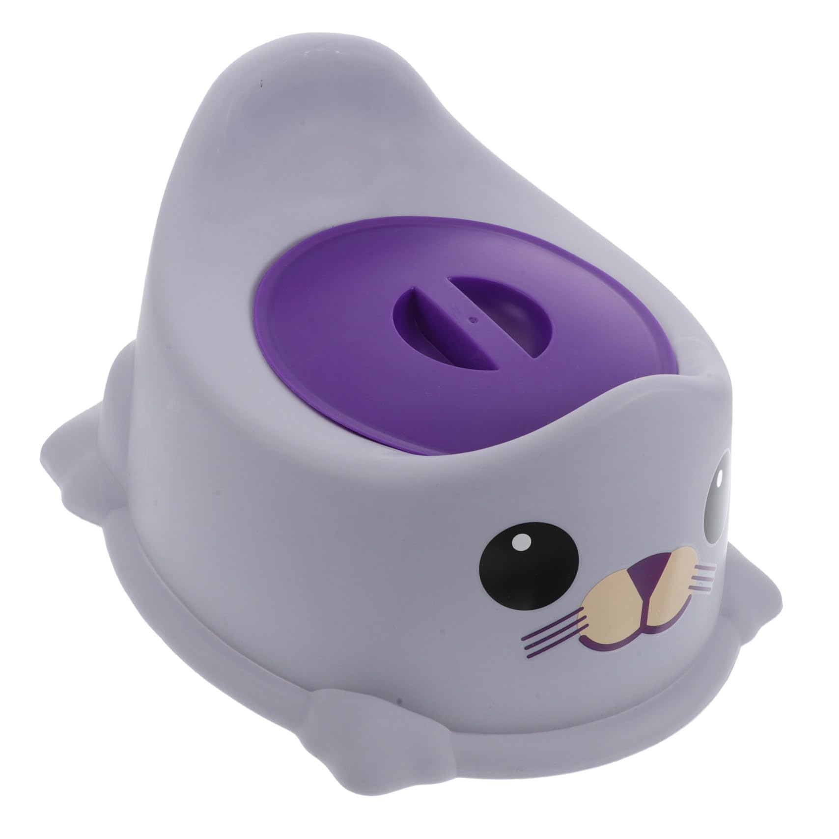 BESTonZON Asiento de Entrenamiento para Ir al Baño para Niños Pequeños con Respaldo y Patas Ajustables Antideslizantes en Material Pp Diseño Adorable para Ñiño