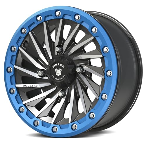 Bullite Wheels BT-08 Gunmetal Gray UTV Rims 15x7