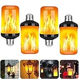 💡【Eficiencia energética】 Fabricada para durar con tecnología LED de ahorro de energía, nuestra bombilla LED Flame utiliza solo 4 vatios de potencia y guarda más dinero en su bolsillo.