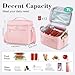 DALINDA Insulated Lunch Bag Lunch Box for Women Men, Small Cute Reusable LunchBag Leak-proof Cooler Bag Lightweight Waterproof LunchBox (Pink)