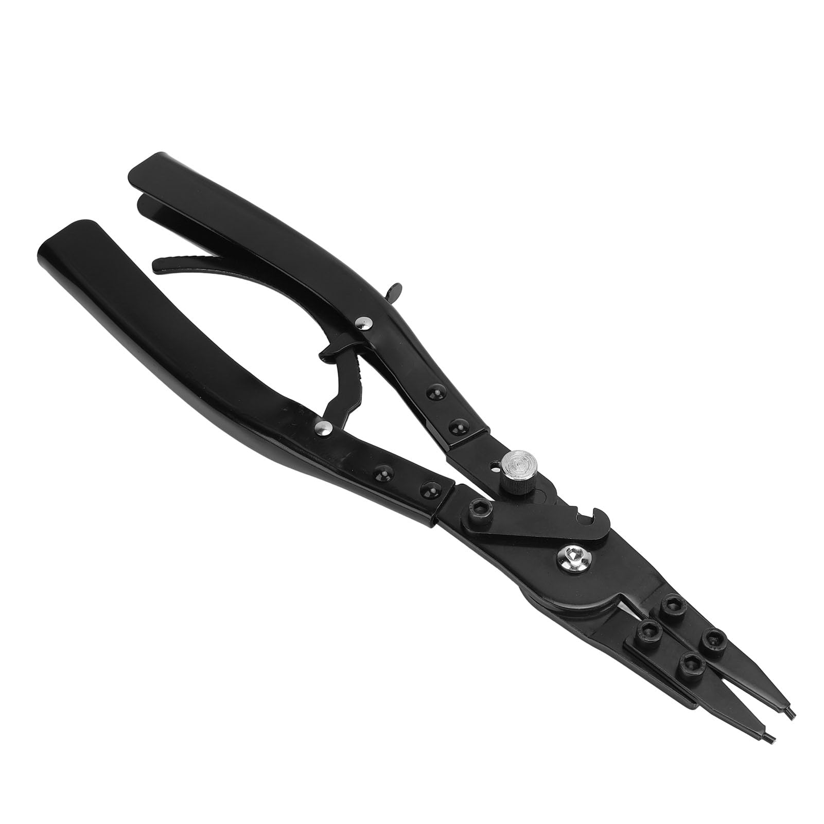 Set di Pinze per Anelli Elastici da 16 Pollici con Punte da 180° e 90° per la Riparazione di Veicoli - Strumento Versatile la Rimozione degli Anelli Elastici