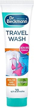 Dr. Beckmann Travel Wash | Clean laundry ON THE GO | up to 20 washes | 100ml : Amazon.co.uk: Health & Personal Care
