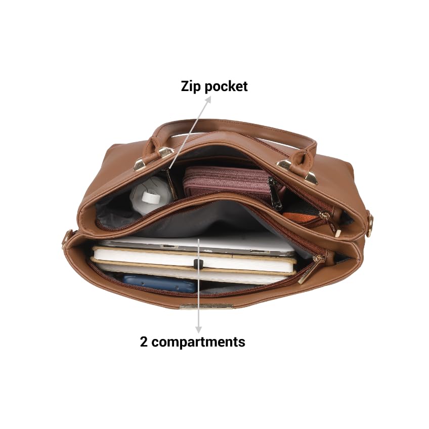 Image of Metro Women Faux Leather Premium Zipper Casual Shoulder Bag