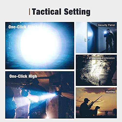 Klarus Xt11Gt Pro 3300 Lumens Usb C Rechargeable Tactical Flashlight, Instant Reaction Dual Tail Switches, Tactical + Outdoor Settings, With 3100Mah Battery, Holster #TOP6