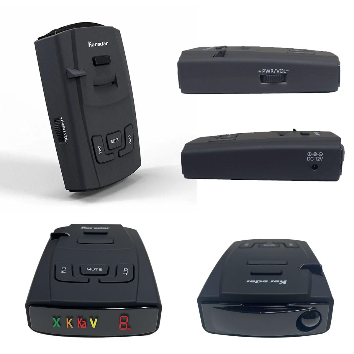 Rilevatore radar X/K/Ka Band & Laser Detection, rilevabile polizia Speed Trap Detector per auto LaserEye e False Alert Filtering S360 (KARADAR)
