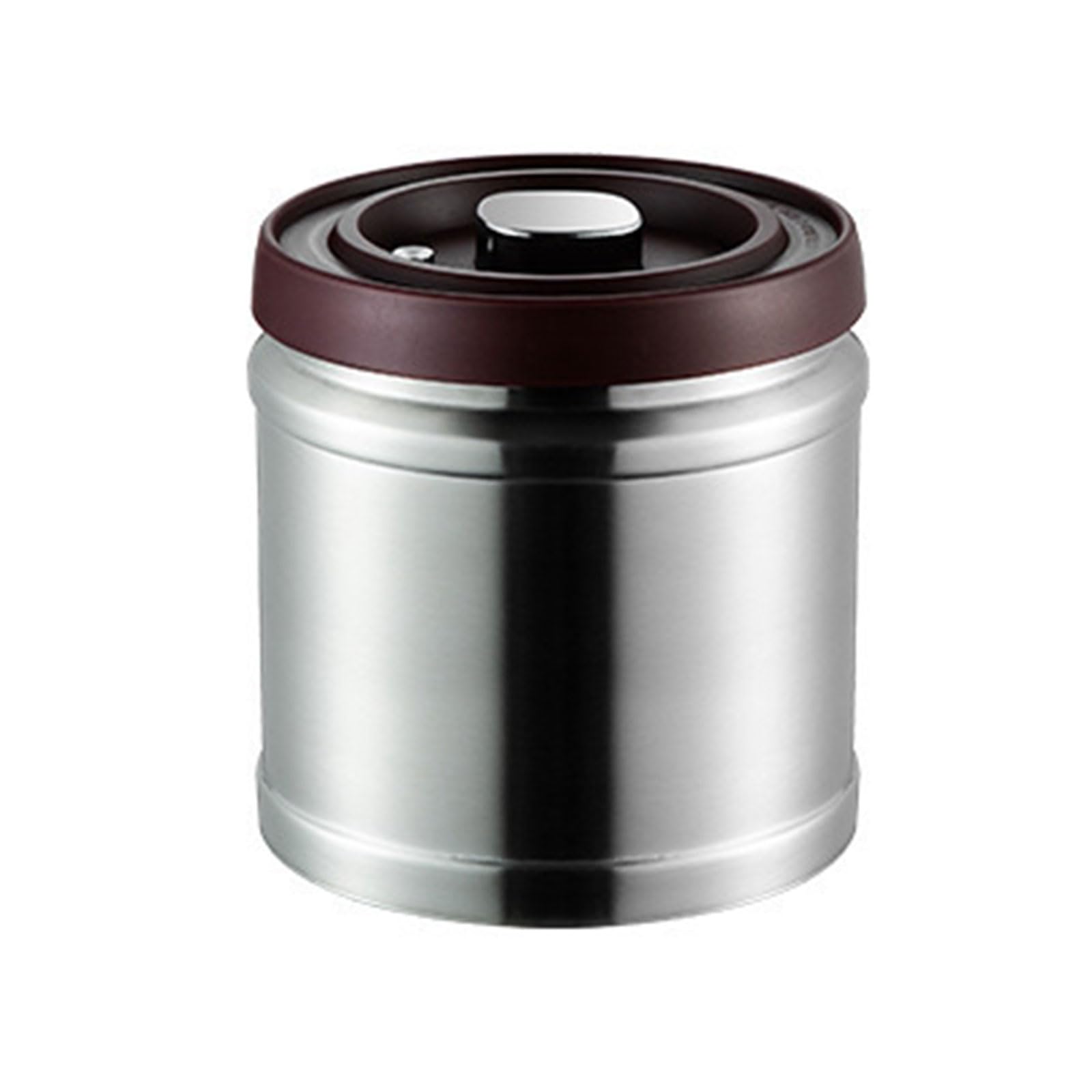 Tsophreniq Airtight Coffee Container Stainless Steel Storage Canister Can Storage Sealed Kitchen Food Organizer Beans Vacuum Beans Jar Airtight