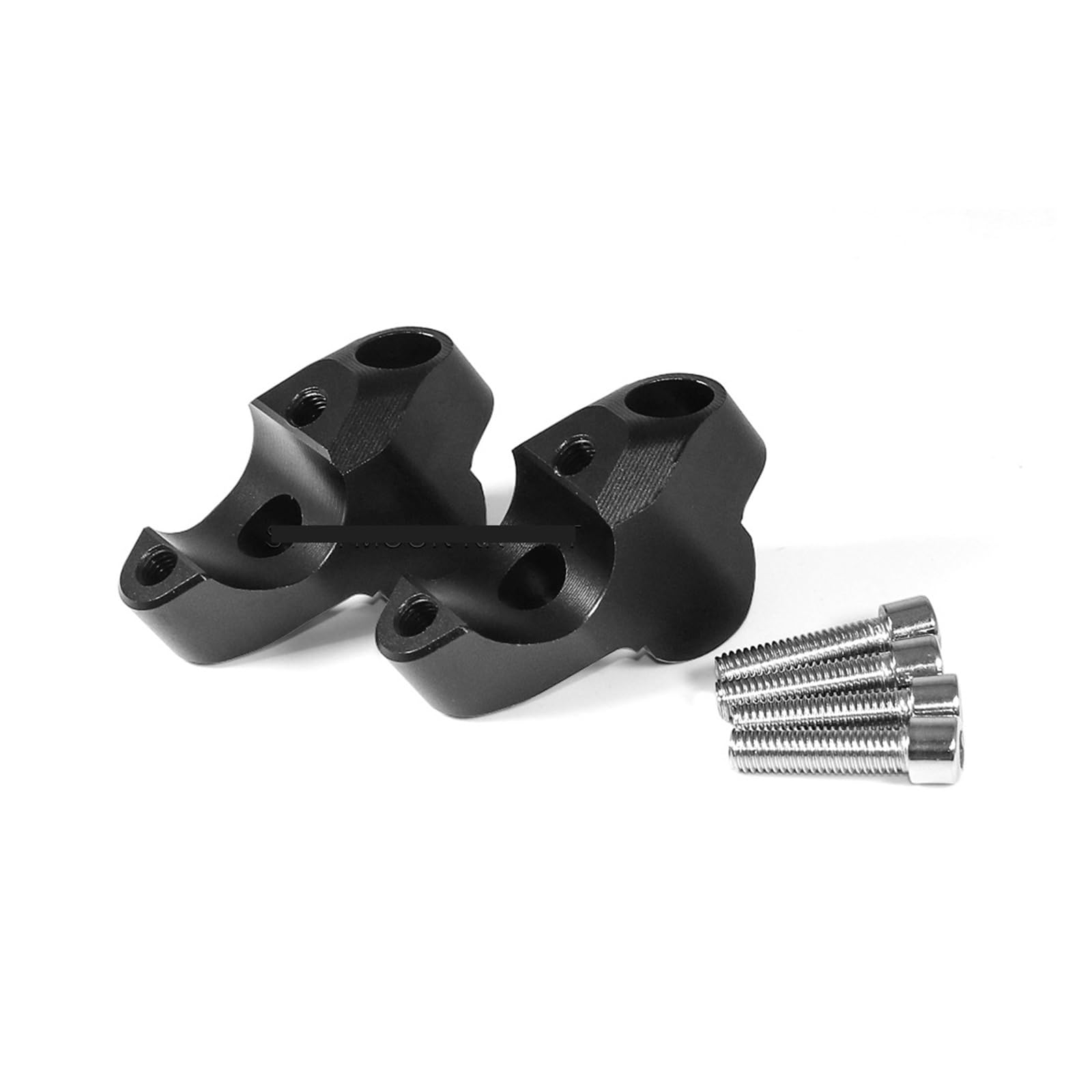 Motorcycle Handlebar Riser Motorcycle 28mm Handle Bar Riser Clamp Extend Heighten Handlebar Fit For Husqvarna Norden 901 Norden901 2022-2024 (Color : Black)