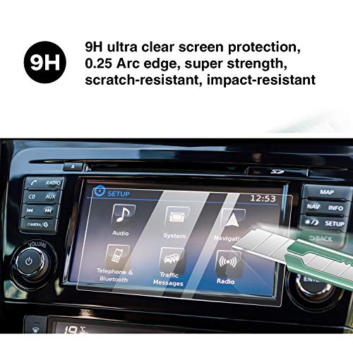 YEE PIN navigatie beschermfolie Qashqai J11 displaybescherming GPS gehard glas bescherming auto accessoires (7 inch) - Image 4