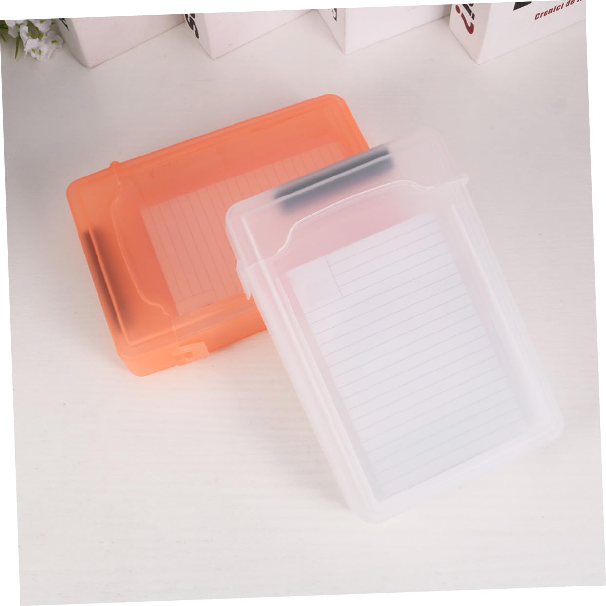 5 Pezzi Custodia Hard Disk Rigida Protettiva in Plastica Durevole con Chiusura Sicura e per Organizzazione Adatta Esterni Colori Misti