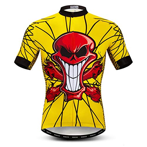 Maillot de cyclisme d'été pour homme anti-transpiration séchage rapide