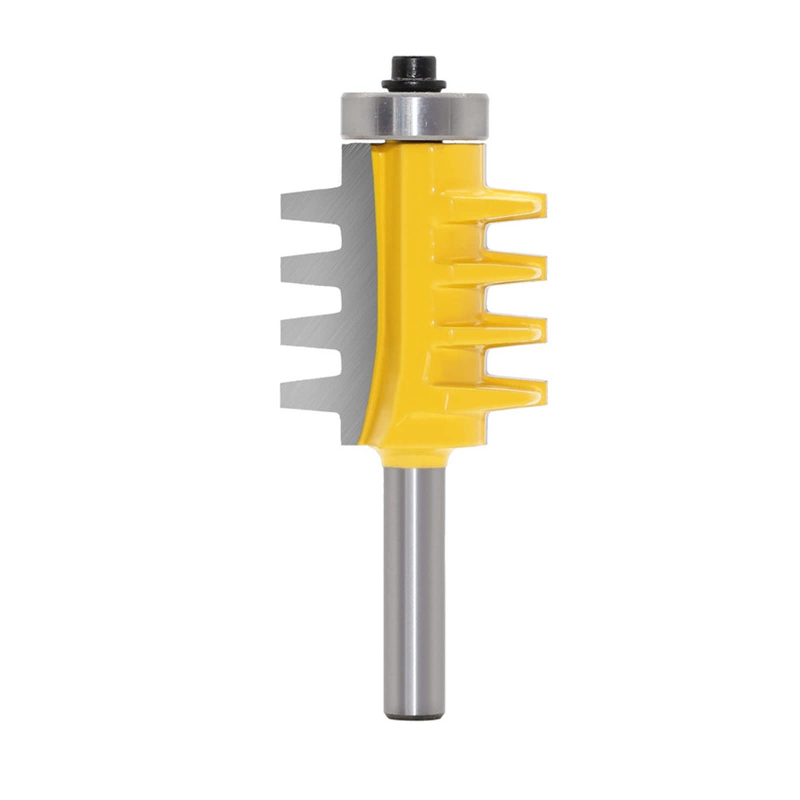 Cutter di fresatura superficiale 6/8 / 6.35mm Maniglia Maniglia Binario Reversibile Dito Giunto Delto Colla Router Bit Taper Tenon Tenon Lavorazione del legno Fresatura for incisione Cutter Router di
