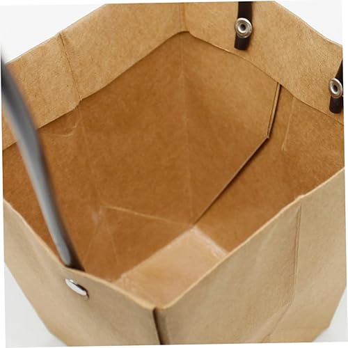 Miniatura 5 de Ckuakiwu Bolsas de ramo de flores, bolsa de regalo de flores de papel kraft con asa, bolsa de regalo, caja de regalo floral para recuerdos de