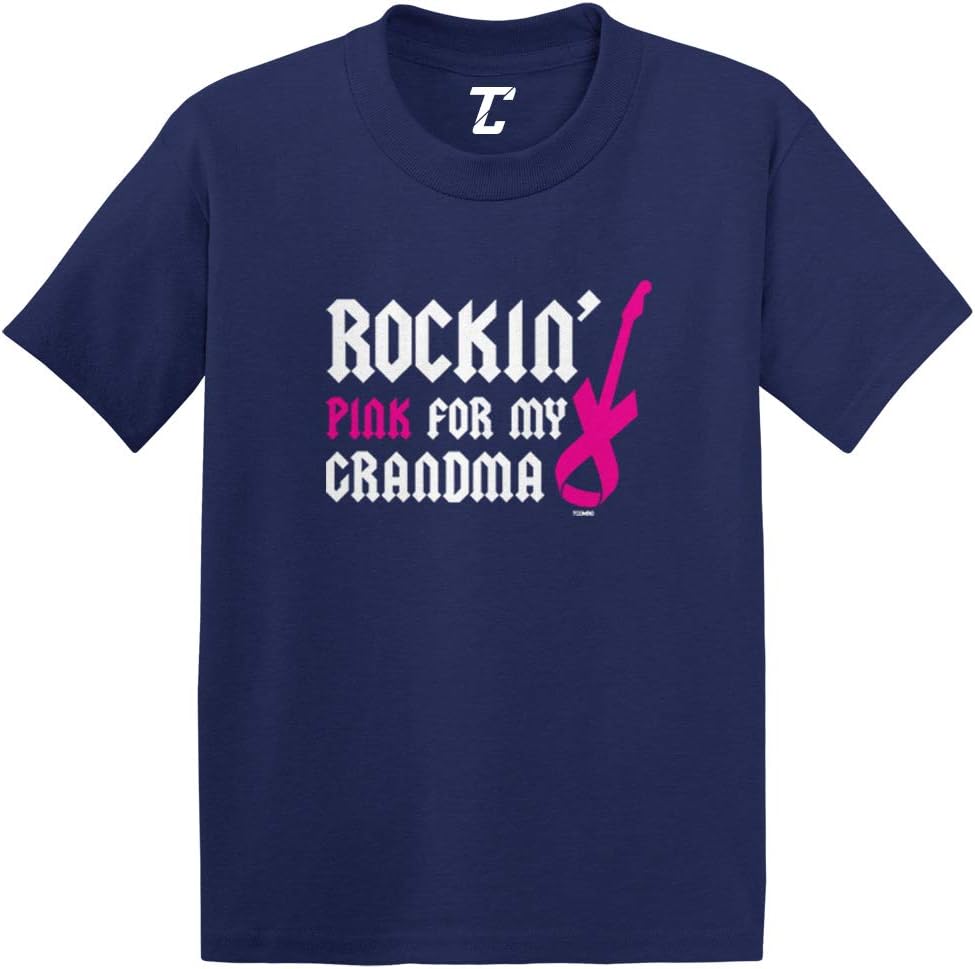 Tcombo Rockin' Pink for My Grandma - Ribbon Infant/Toddler Cotton Jersey T-Shirt