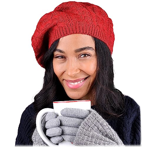 Image of Nollia Soft Knit Solid Color Beanie, Chic, and Lightweight Crochet Knitted Style Beanie Hat for Women, One Size Slouchy Hat