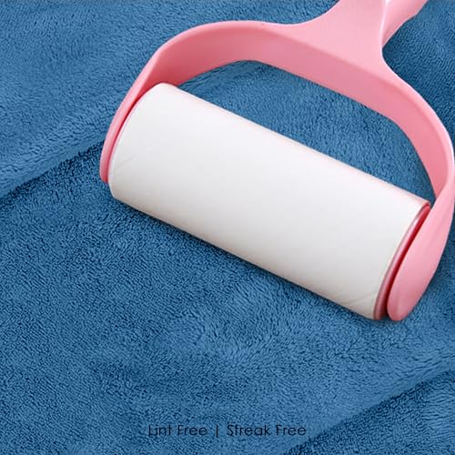 Image of HOUSSE Premium Hand Towel | Microfiber | Super Soft & Quick Dry | Home, Gym, Yoga, Fitness & Weight Lifting | Ultra Absorbent | 550GSM, 60x40cm [2-Pack] (Ink Blue)