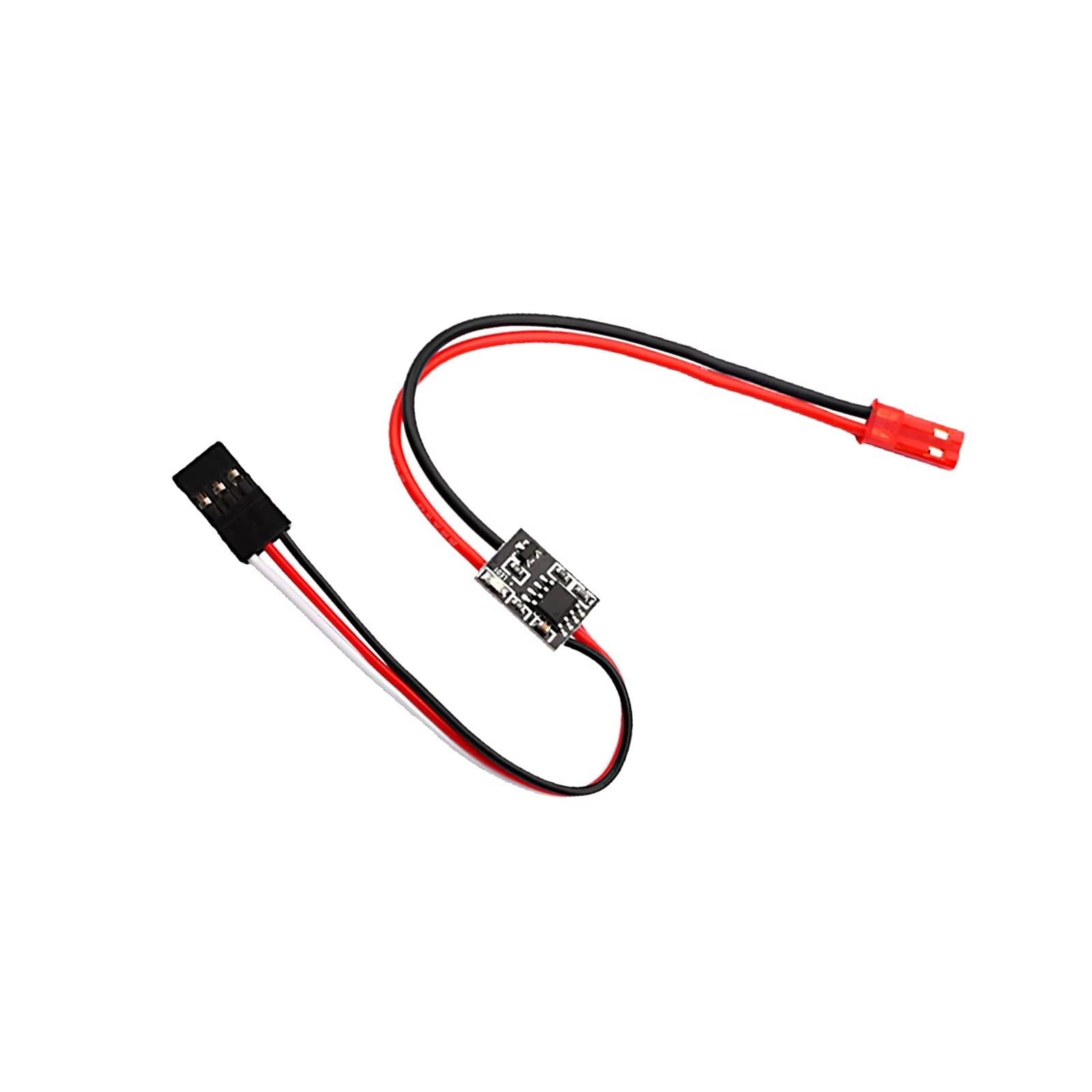 para Interruptor Electrónico Control Remoto Alta Corriente 2-20A Modelo 3-30v Accesorio Protección Plantas Piezas Orugas Camiones Remolques RC Controlador ESC