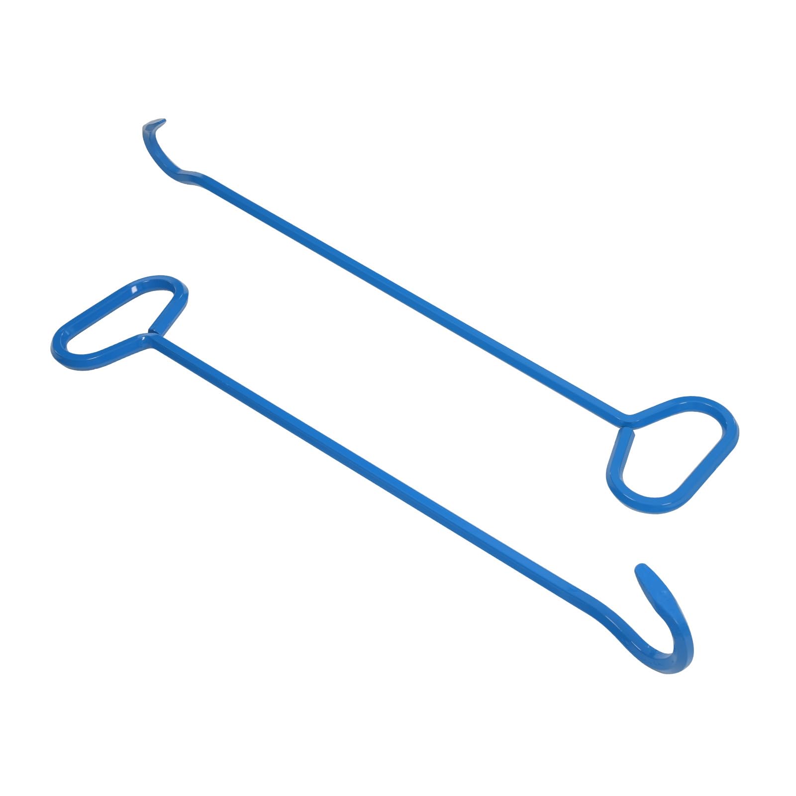 Manhole Cover Hook Tool,Heavy Duty Lifting Hooks Large Handle Lifting Tool Portable Manhole Cover Lifter,Multipurpose Pulling Tool for Manhole Covers, Septic Tanks, Storm Drains (2Pcs-30 in)