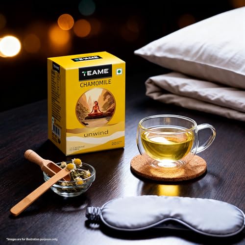 Image of TE-A-ME Chamomile Tea Bags | Chamomile 20 Tea Bags (Pack of 3) | Unwind & Calming Tea