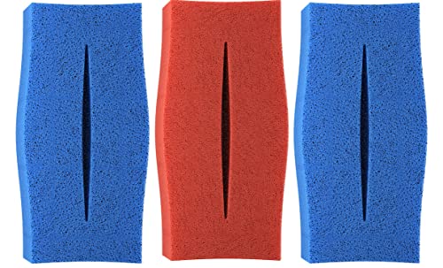 3X Ersatz Filter Schwamm passend für Oase Biotec 5 (2X grob 10ppi + 1x fein 30ppi) | Set 2X Blau 1X Rot