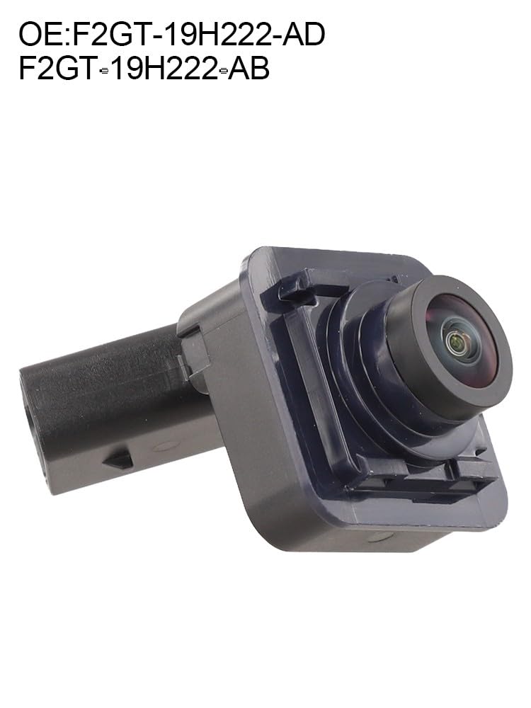 ReachMall Cámara de aparcamiento frontal F2GT-19H222-AD ABS para Ford Edge 2015 2016, repuesto de cara frontal, unidad negra