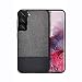 Produktbild TOPOFU Hülle für Samsung Galaxy S21 Ultra 5G Hülle, [ TPU Rahmen + PC Backcover ] Shockproof Case Cover Handyhülle, Segeltuch Design Schutzhülle. Schwarz