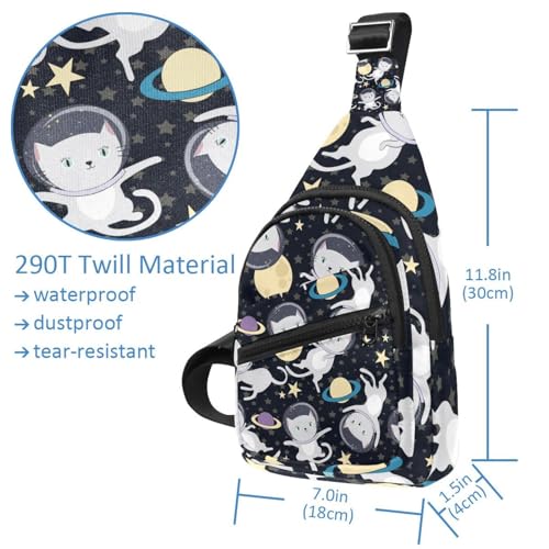 Bolso bandolera pequeño para viajes y senderismo impermeable multicolor 5