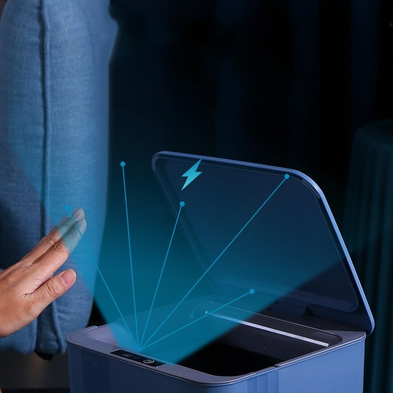 Sensor de Movimiento Papelera de Baño Sin Tacto Pequeña miniatura 4