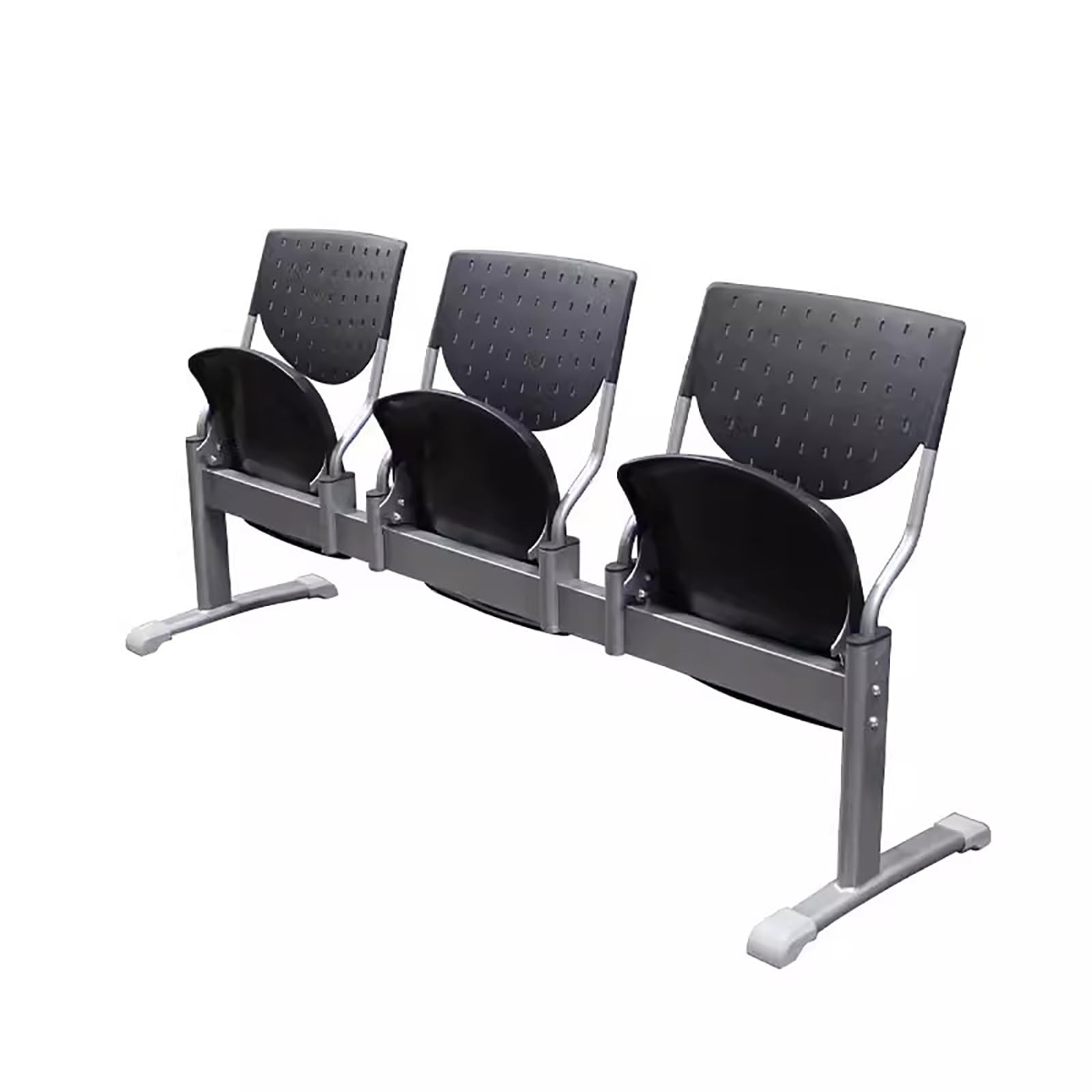 Banco de recepción con respaldo, asiento portátil plegable para estadio, silla de sala de espera de plástico para vestíbulo, patio y conciertos