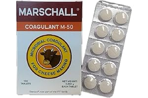 Pastillas para cuajar leche: Vegetarian Rennet Tablets Box of 100