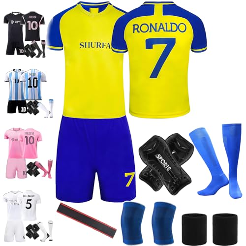 La mejor comparación de Conjuntos para Niño los mejores 5. 45 6 Piece Kids Soccer Jersey Set, Jersey Futbol, Set De Camiseta De Fútbol Juvenil, Camiseta De Regalo para Aficionados, Camiseta de Fútbol para Niños (MX/US, Edad, 6 Años,...