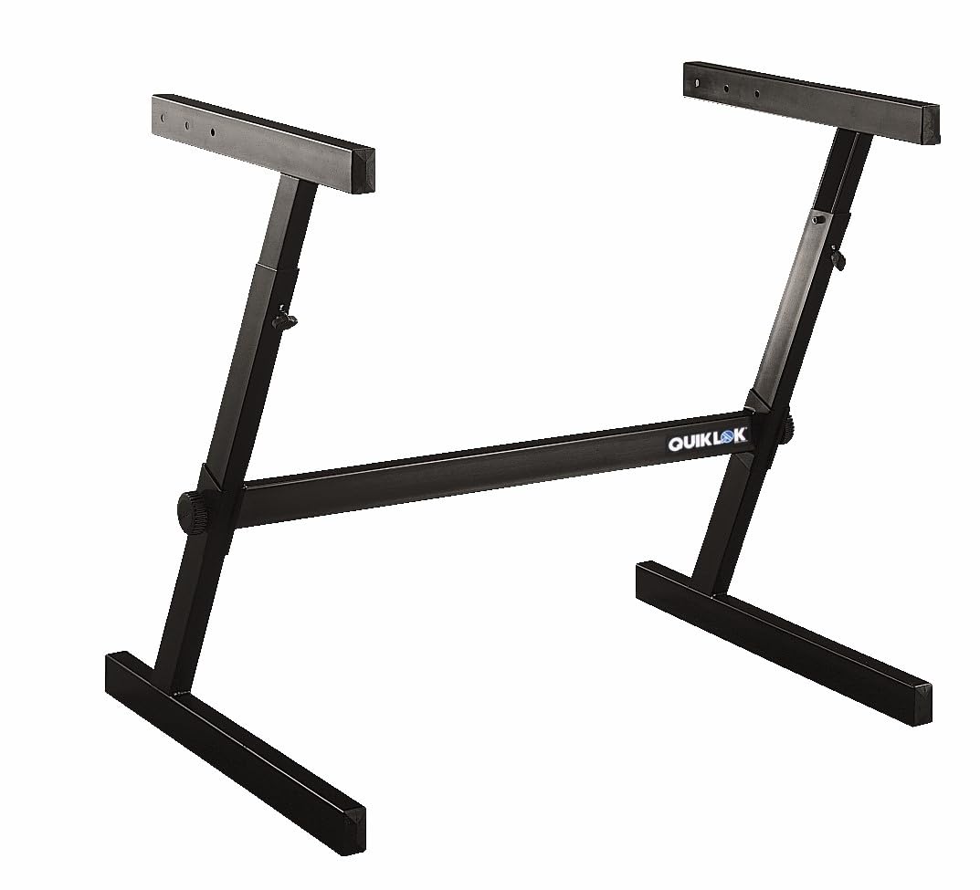 Quik Lok Z/716 Single Tier Adjustable Height Z-Style Keyboard Stand