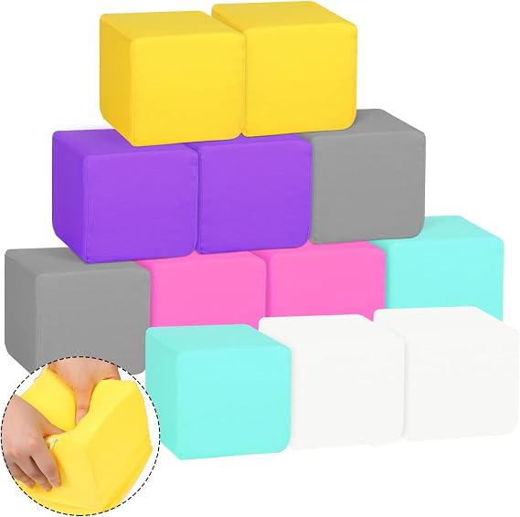 Amazon.com: MODEREVE Foam Blocks for Toddlers, Soft Building Blocks for ...