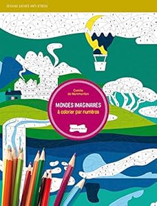 Book's Cover of Mondes imaginaires à colorier par numéros