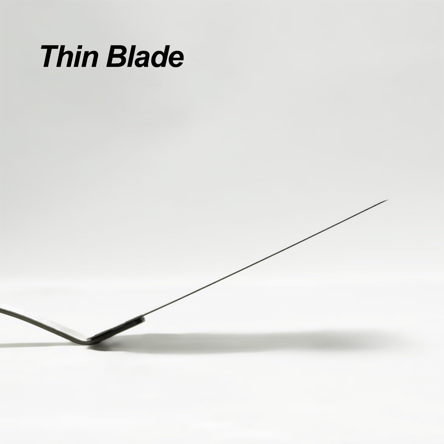 Edelstahlspatel, flexibler Metall-Pfannenwender mit Schlitzen für Gusseisen-Bratpfanne, dünne Klinge und hitzebeständiger Silikongriff, ideal für Eier, Kekse, Fleisch, Crep, groß