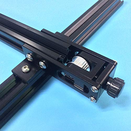 Lysee 3D Printer Parts & Accessories - 2020 X-axis airfoil synchronous Belt Stretch X3 XY axis straightening tensioner Aluminum Profile 3D Printer Parts - (Color: Black)