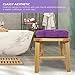 Yoni Seat, Yoni Steaming Kit Yoni Steamer Chair, Yoni Steamer Seat for Toilet, Wood V Steaming Seat Kit with Gown & Cushion for Women Cleansing