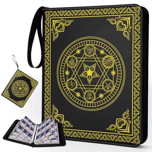 Image of 9 Pocket Card Binder for MTG /YGO /PTCG /Game Cards, Holds 900 Cards,Premium Collector Card Album for Standard Cards,Toys Gifts for Kids(MTG)