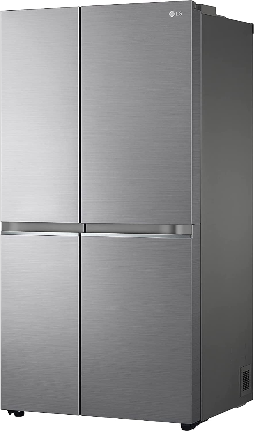 LG GSBV70PZTE Frigorifero Americano Side by Side Total No Frost con Congelatore, 655 L, Door Cooling, Linear Cooling, Multy Air Flow, Compressore Lineare Inverter - Frigo con Freezer