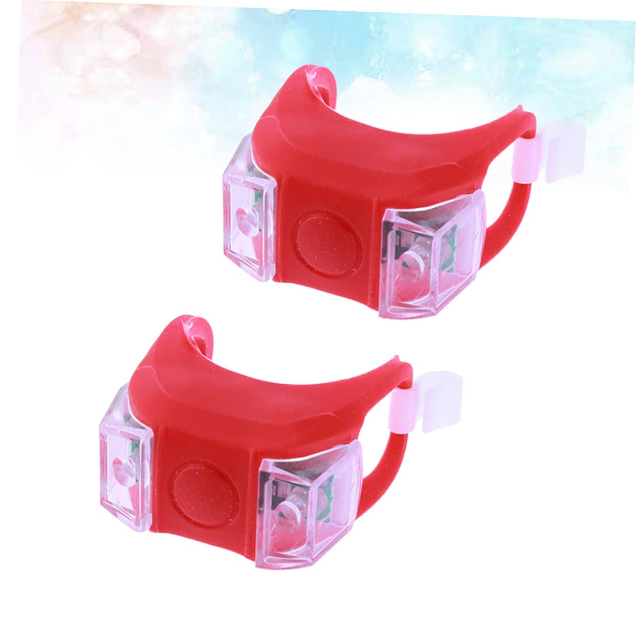 Balacoo 4 Pack Led Rear Bike Light Tail Lamp 3 Modes Waterproof Cycle Lights for Mountain Bikes Easy Mounting Safety Stylish