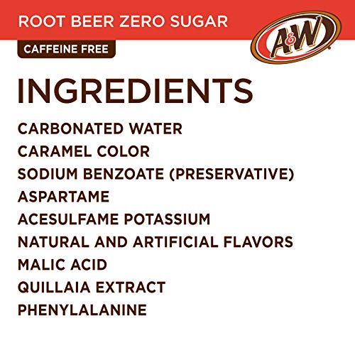 A&W MABLONESB14 Zero Sugar Root Beer Soda thumb #5