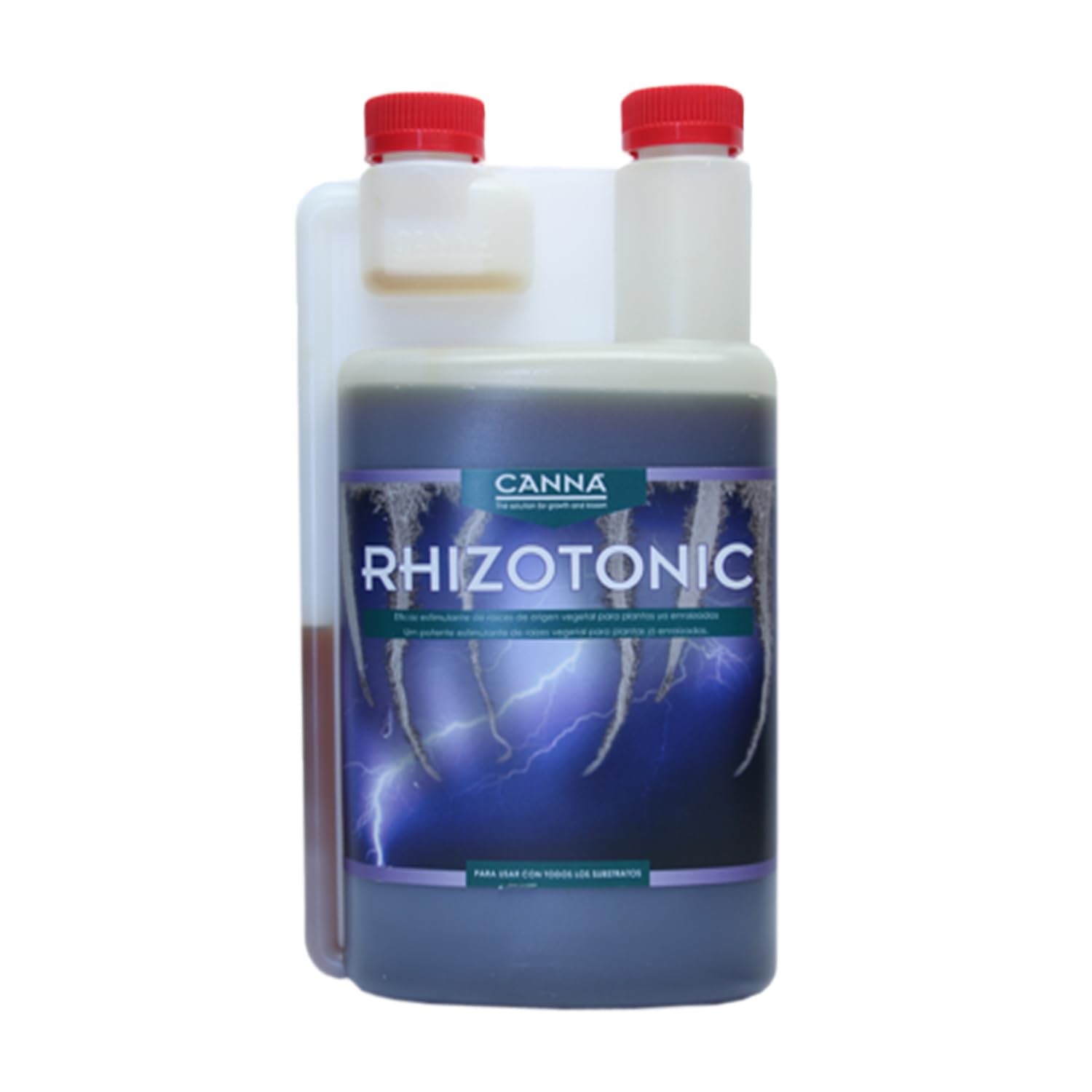 GROWMANIA Fertilizante Rhizotonic de Canna 1 L | Abono Esmiluador Área Radicular | Óptima Asimilación de Nutrientes de Cultivos y Plantas