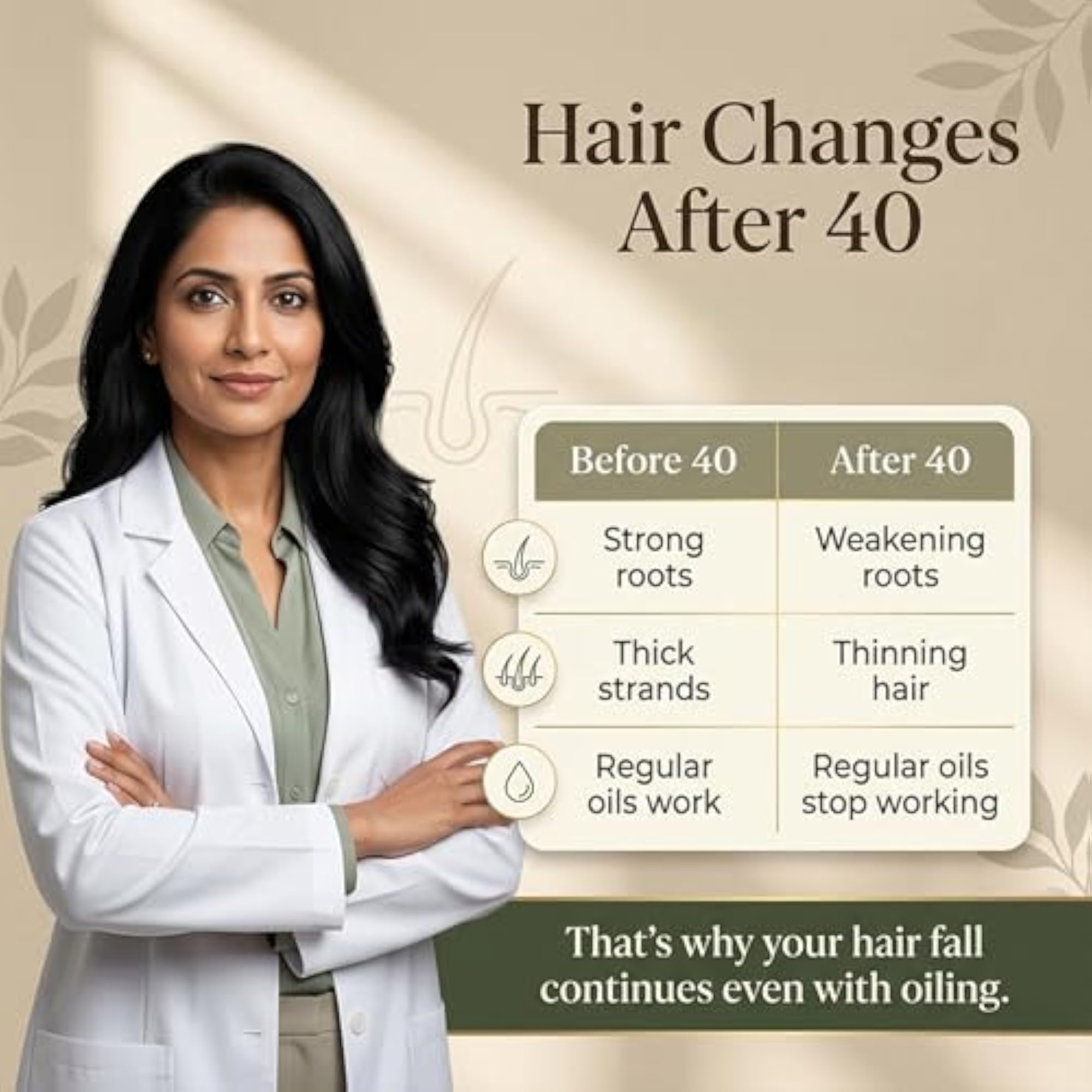 45+ Ayurvedic Hair Oil with Maha Bhringhraj